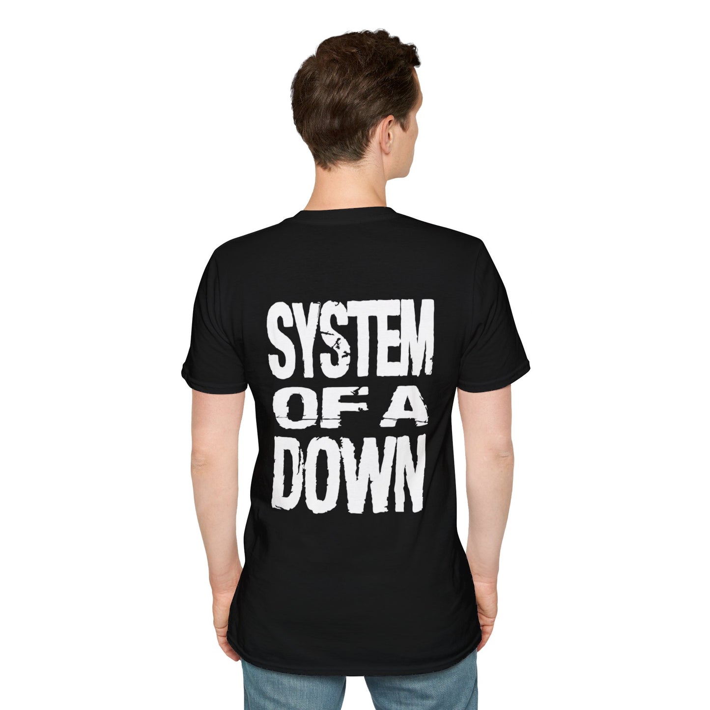 System of a Down Rock Band Unisex Softstyle T-Shirt