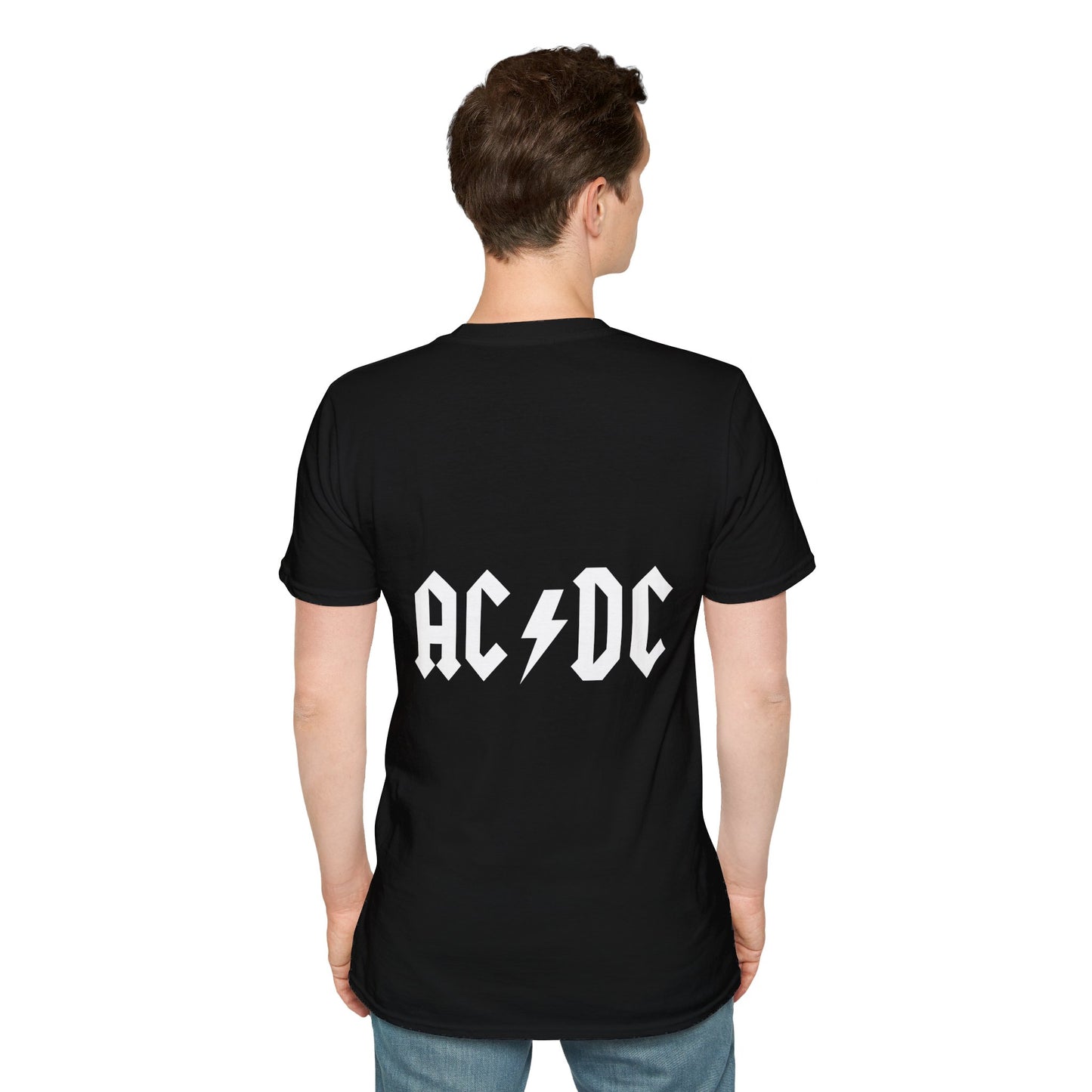 AC/DC Last Stop Before the Highway to Hell Rock Band Unisex Softstyle T-Shirt