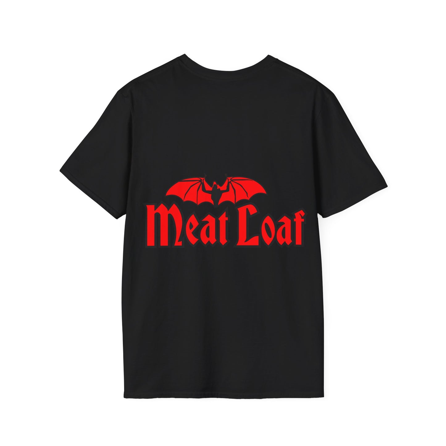 Meatloaf Bat out of Hell Rock Band Unisex Softstyle T-Shirt