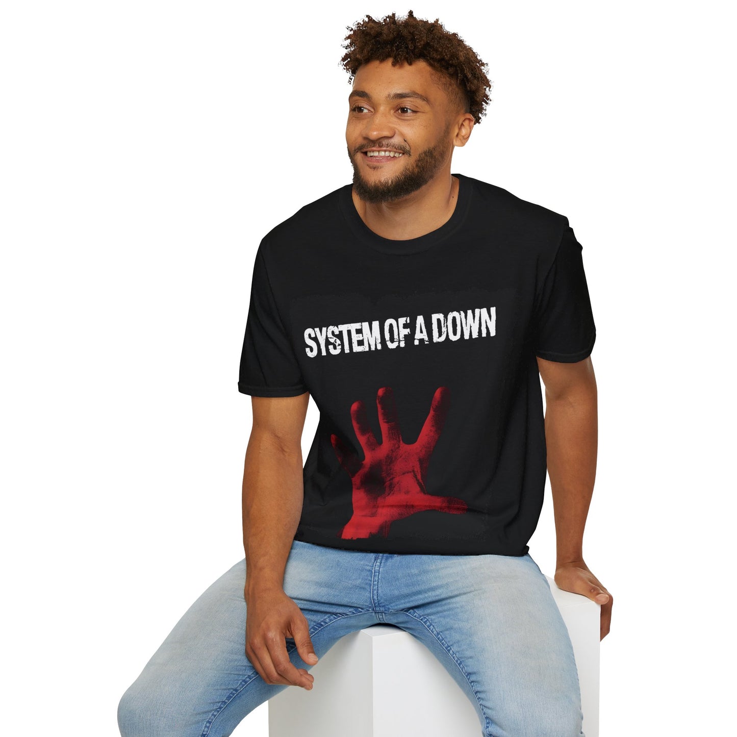 System of a Down Rock Band Unisex Softstyle T-Shirt