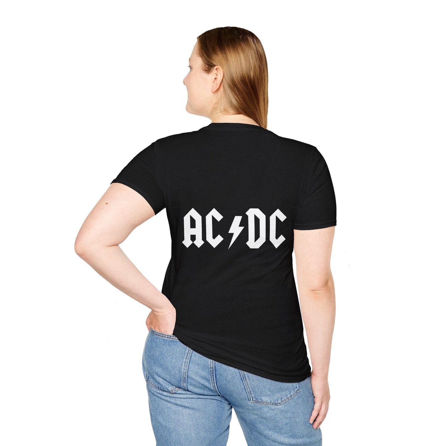 AC/DC Last Stop Before the Highway to Hell Rock Band Unisex Softstyle T-Shirt