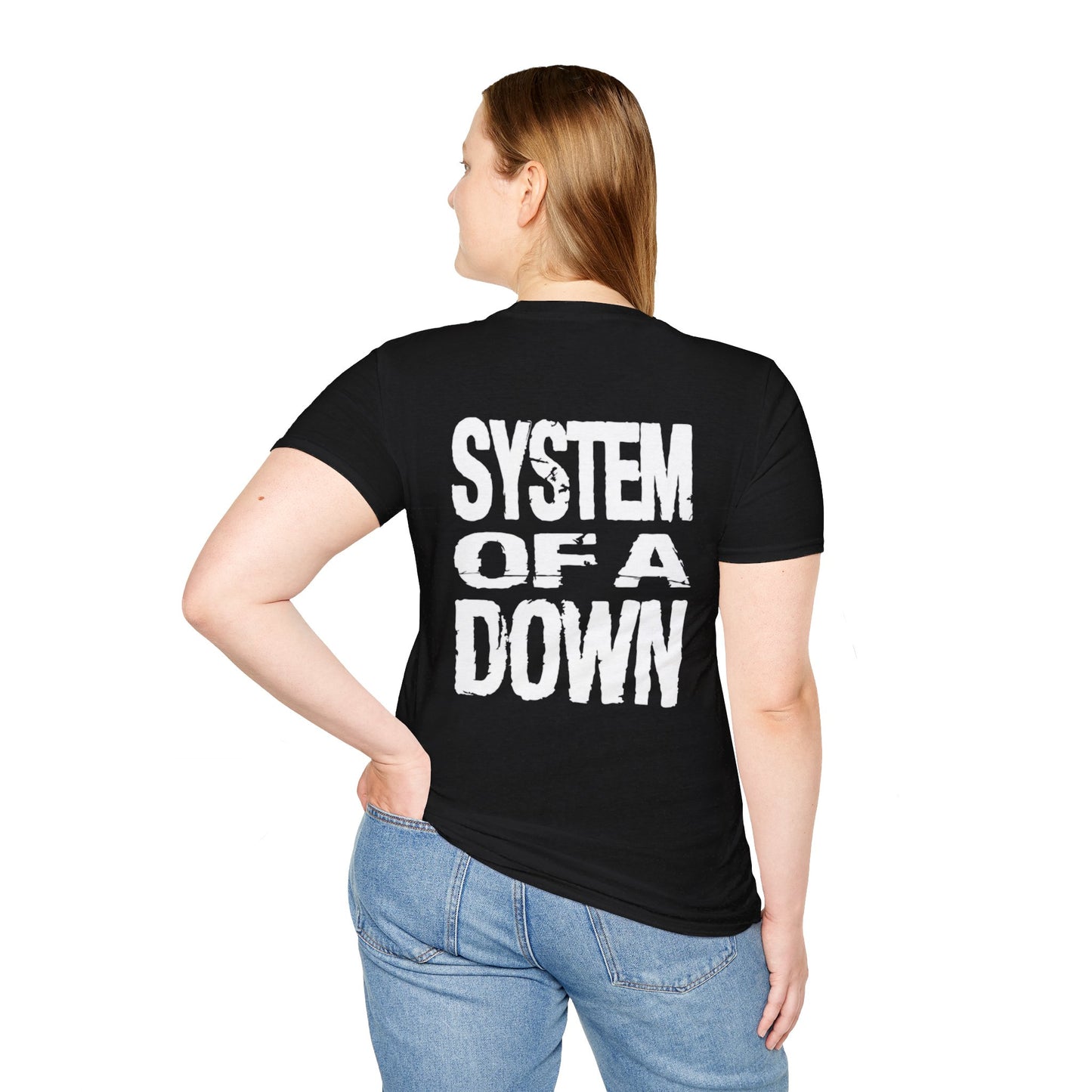 System of a Down Rock Band Unisex Softstyle T-Shirt